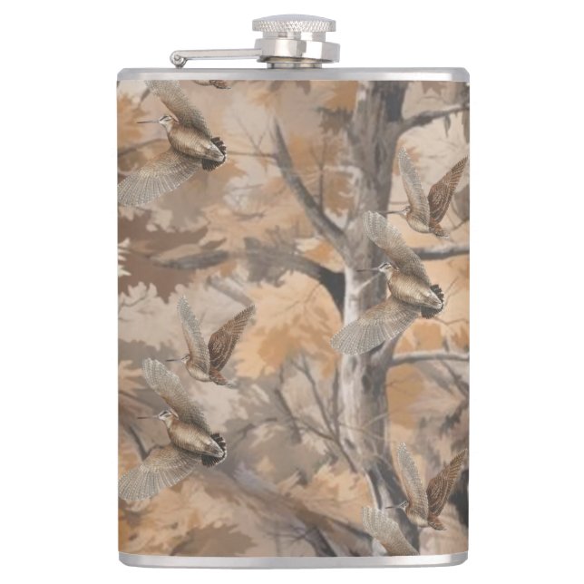 Cantil Camuflagem Florestal com Galinhola  (Frente)