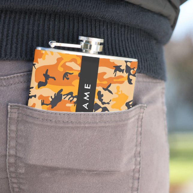 Cantil Camuflagem Laranja Seu nome Personaliza (In Situ)