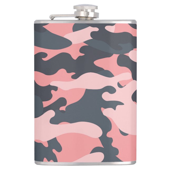 Cantil Camuflagem rosa: Padrão clássico de vinheta (Frente)