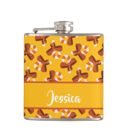 Cantil Cana doce embrulhada com padrão de arco vermelho