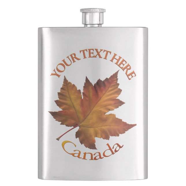 Cantil Canadá Flask Custom Canada Maple Leaf Drink Flask (Frente)