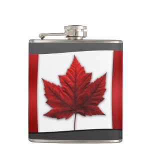 Cantil Canadá Souvenir Flask Canada Flag Drink Flask