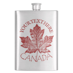 Cantil Canadá Souvenir Flask Custom Canada Beask