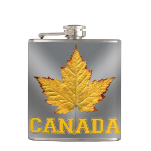 Cantil Canadá Souvenir Flask Varsity Canadá Beber Flask