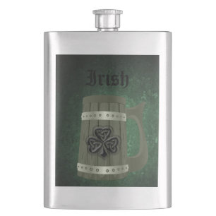 Cantil Caneca de cerveja de Grunge - Irlandesa sortuda co