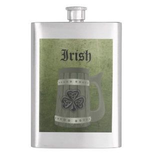 Cantil Caneca de cerveja de Grunge - Irlandesa sortuda co