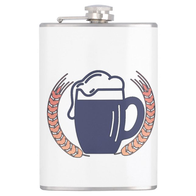 Cantil Caneca de Cerveja Retro (Frente)