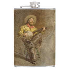 Cantil Cantando Vaqueiro Espanhol w Banjo Tocando Música