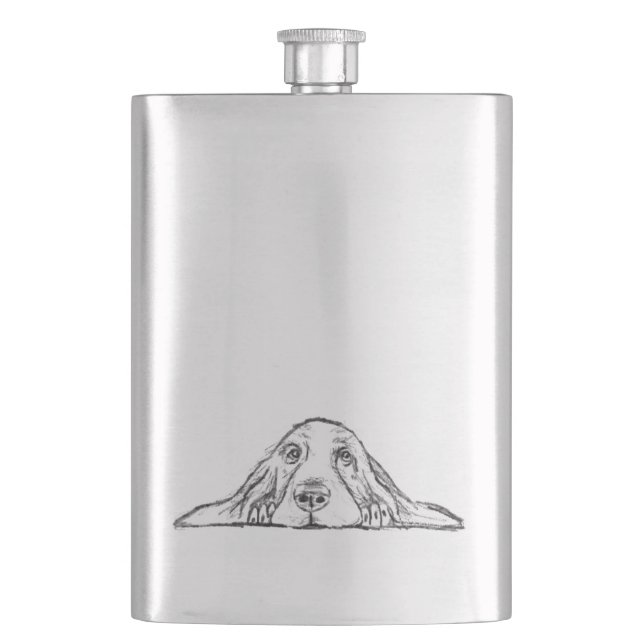 Cantil cão-caçador preto branco-cachorrinho (Frente)