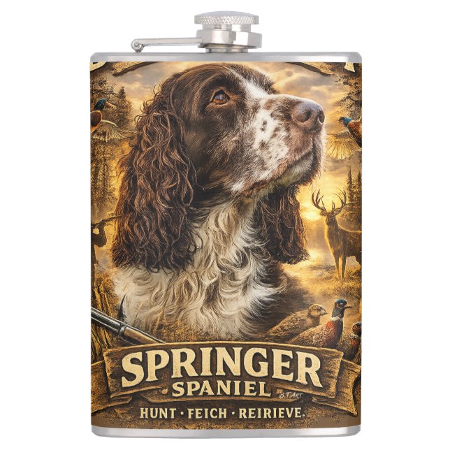 Cantil Cão de Caça English Springer Spaniel (Frente)