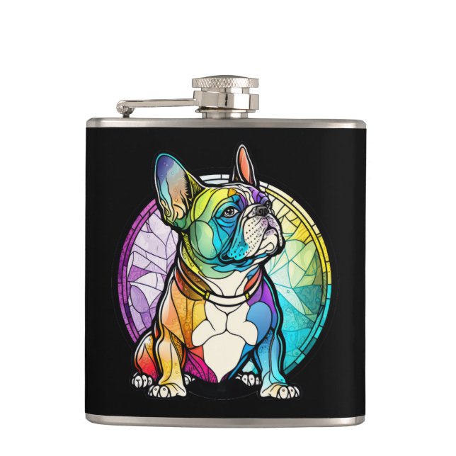 Cantil Cão-Grande Francês Portrato Animal Vidro Escondido (Frente)