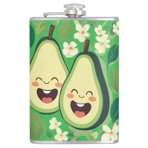 Cantil Capa de telefone de Casal Avocado Funny Kawaii F