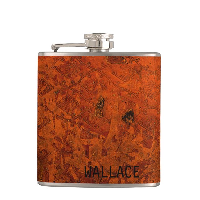 Cantil Capa do livro encadernada do couro medieval antigo (Frente)