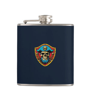 Cantil Capitão Flask Pirata