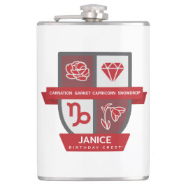 Cantil Capricorn Birthday Crest™ for January 1-19