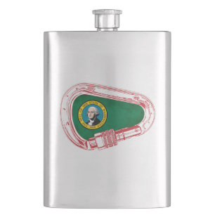 Cantil Carabineiro de Escalada de Washington Flag