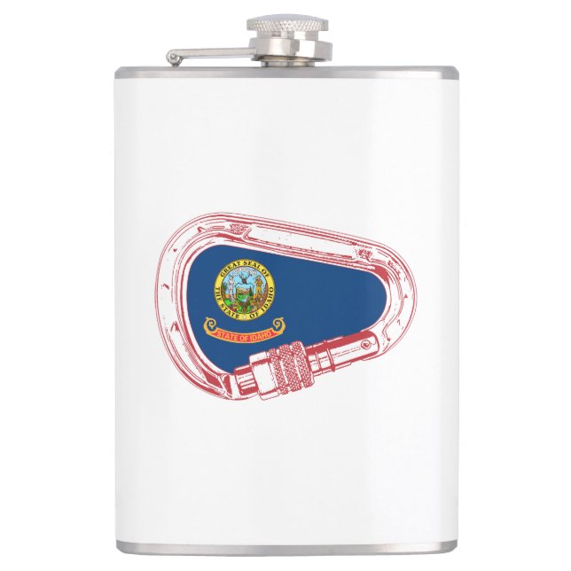 Cantil Carabineiro de subida da bandeira de Idaho (Frente)