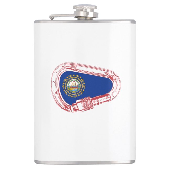 Cantil Carabineiro de subida da bandeira de New Hampshire (Frente)