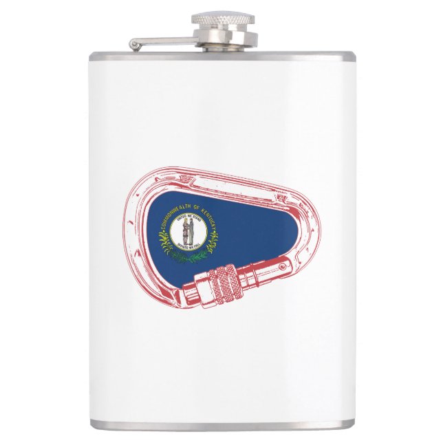 Cantil Carabineiro de subida da bandeira do Kentucky (Frente)