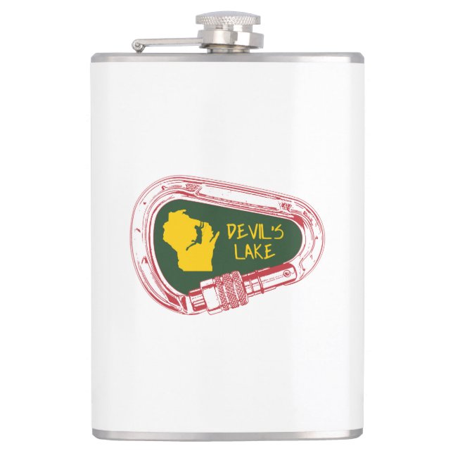 Cantil Carabiner de subida do lago do diabo (Frente)