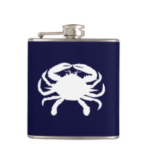 Caranguejo em Forma Azul e Branco