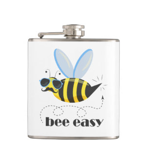 Cantil Caráter de abelha com óculos de sol do bigode Abel