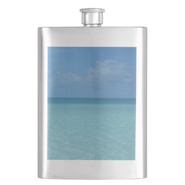 Cantil Caribe Horizonte Turquesa Tropical Azul (Frente)