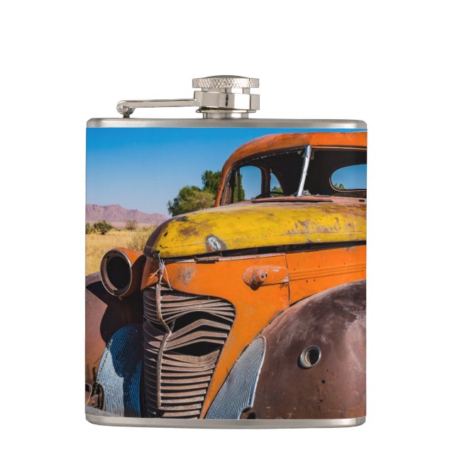 Cantil Carro antigo e abandonado em Solitaire, Namíbia (Frente)