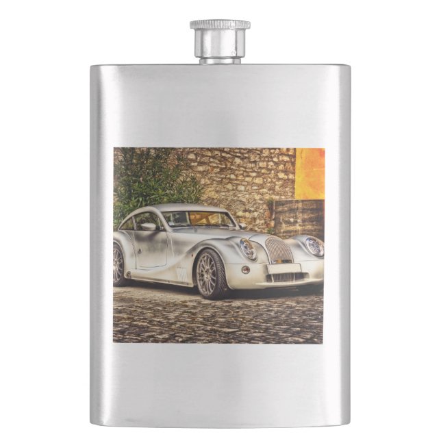 Cantil Carro de esporte clássico prata (Frente)