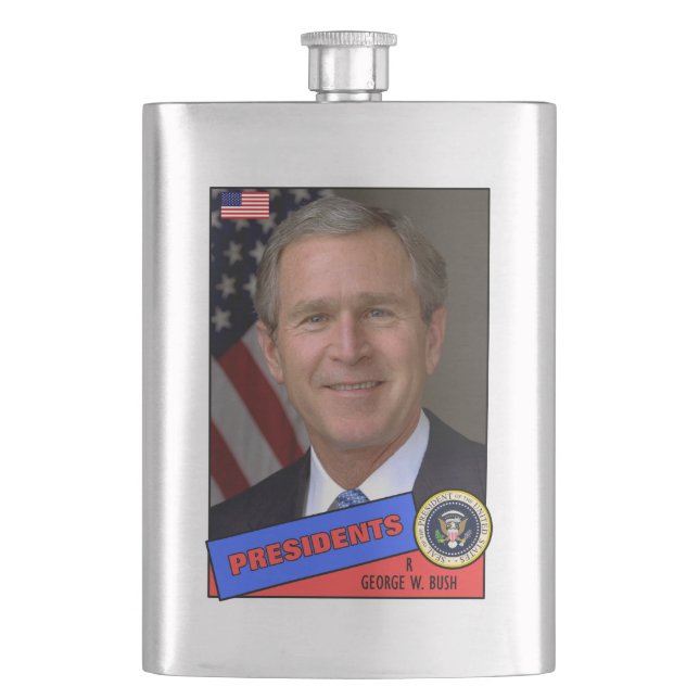 Cantil Cartão de Beisebol George W. Bush (Frente)