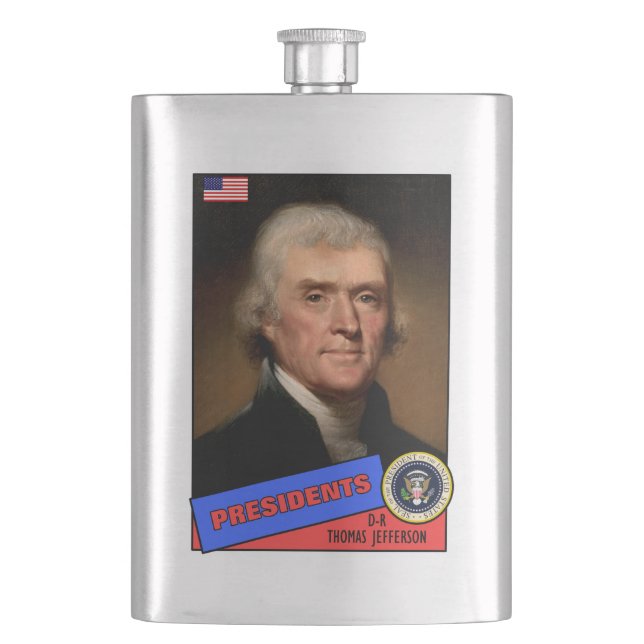 Cantil Cartão de beisebol Thomas Jefferson (Frente)