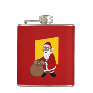 Cantil Cartoon Black Santa Claus