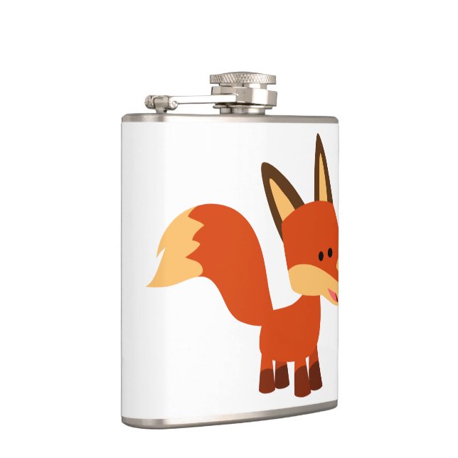 Cantil Cartoon Bonito Fox Hip Flask (Direita)