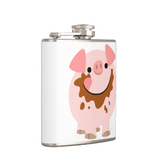 Cantil Cartoon de Chocolate Cortado - Cartonagem de Porco