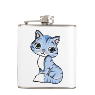 Cantil Cartoon de gato azul