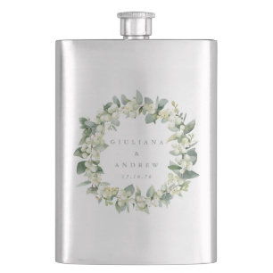 Cantil Casamento Personalizado de Snowberry e Eucalyptus