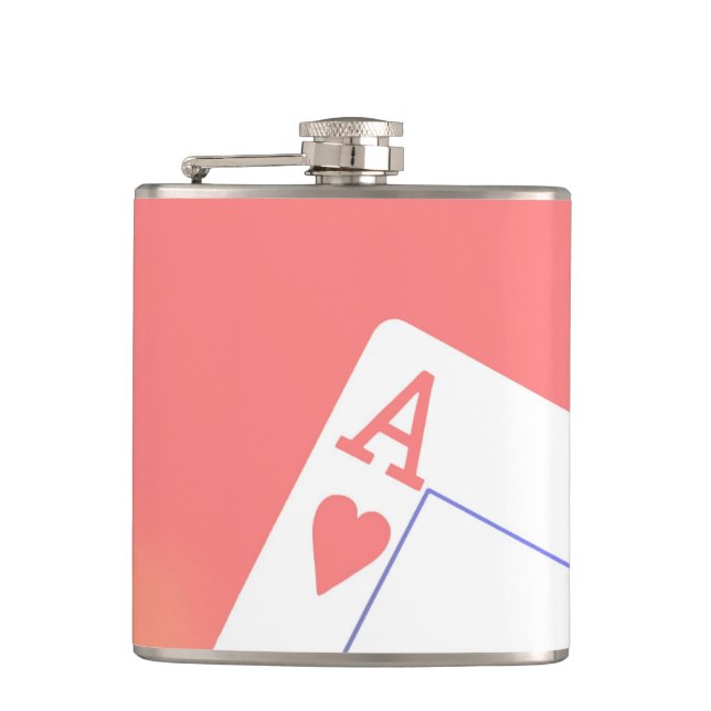 Cantil Casino Gambling Poker Flask Gift (Frente)
