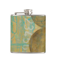 Castanho Escuro e Círculos de Cinza com Números