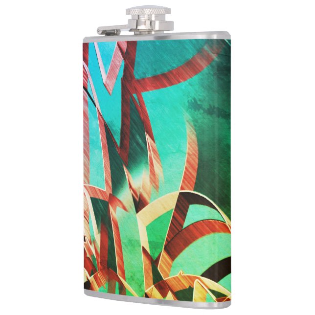 Cantil Castanho passa por verde-rústico e aquamarina (Esquerda)