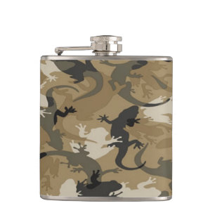 Cantil Castanho - Réptil Camouflage Flask