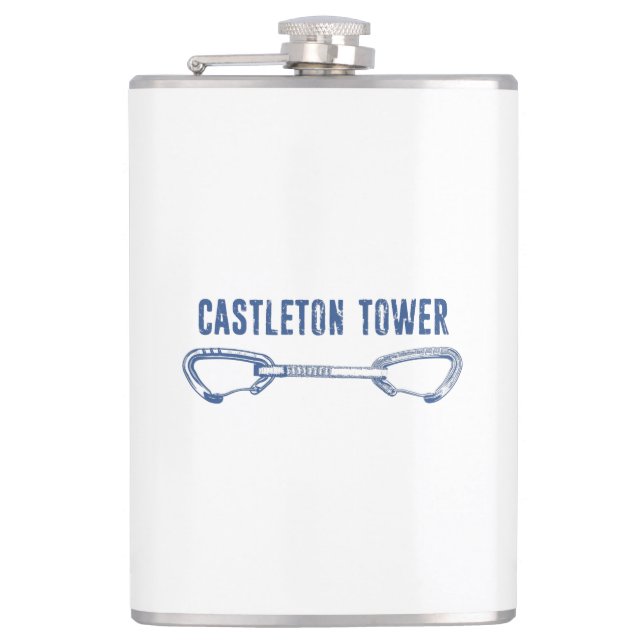 Cantil Castleton Tower Escalando rapidamente (Frente)