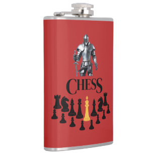 Cantil Cavaleiro de Xadrez com Espada