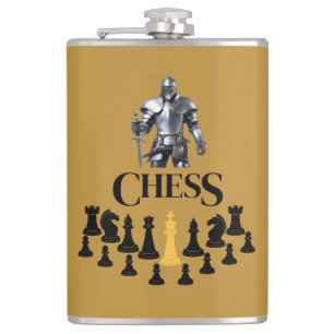 Cantil Cavaleiro de Xadrez com Espada