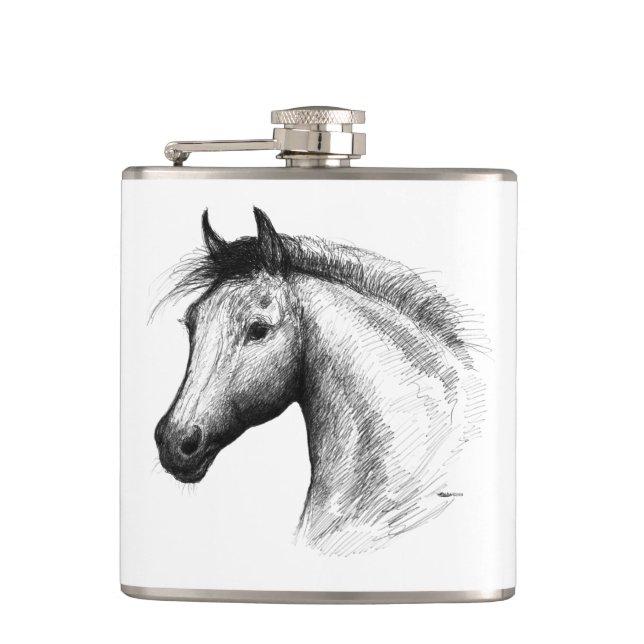Cantil Cavalo: Branco (Frente)