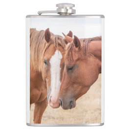 Cantil Cavalos que se infundem numa pastagem