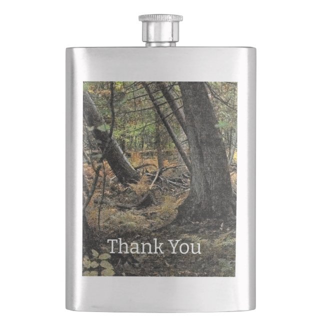 Cantil Cena da floresta do outono (Frente)