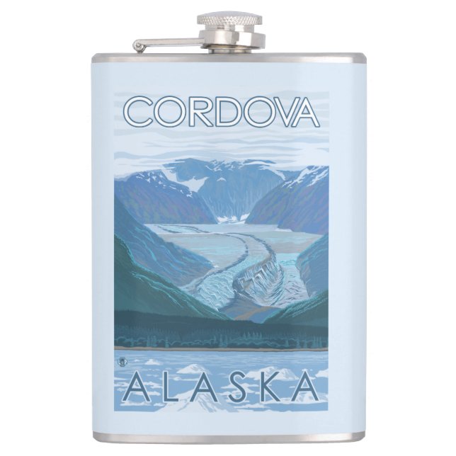 Cantil Cena da geleira - Cordova, Alaska (Frente)