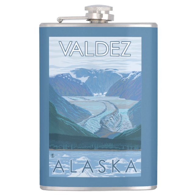 Cantil Cena da geleira - Valdez, Alaska (Frente)