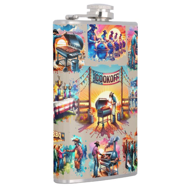 Cantil Cenas de Cookoff de CHURRASCO de Cowboy Ocidental  (Direita)