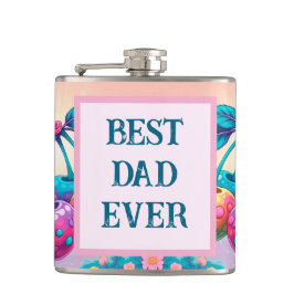 Cantil Cereja colorida com melhor Pai nunca